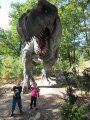 děti u dinosaura